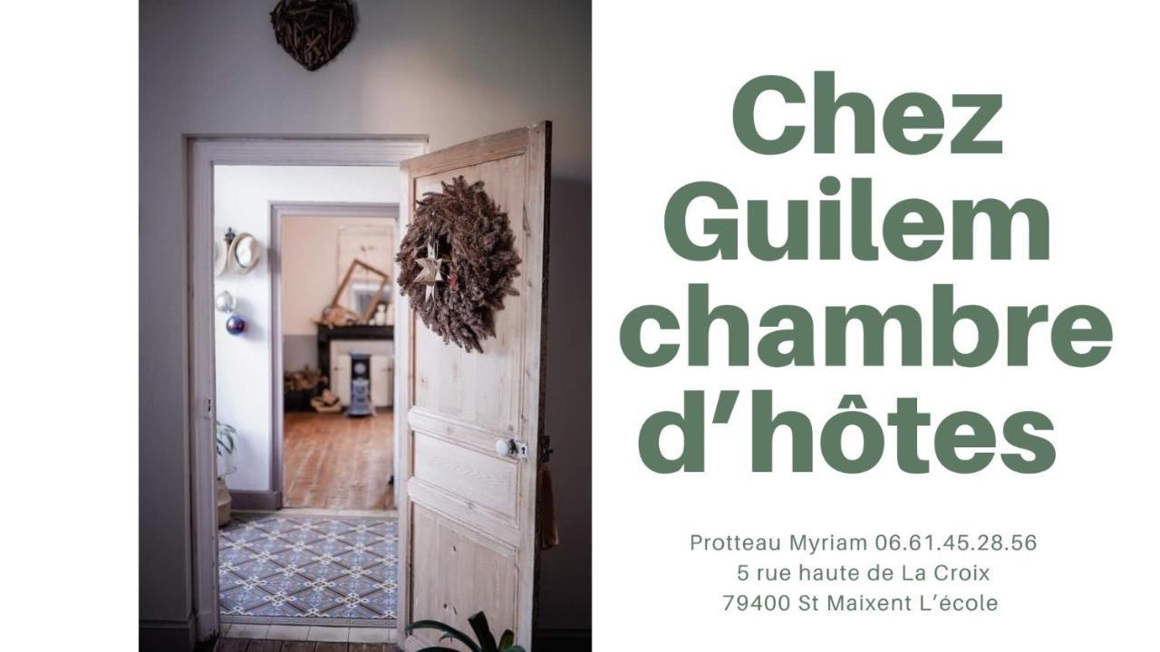 Bed and Breakfast Chez Guilem Saint-Maixent-lʼÉcole Zewnętrze zdjęcie